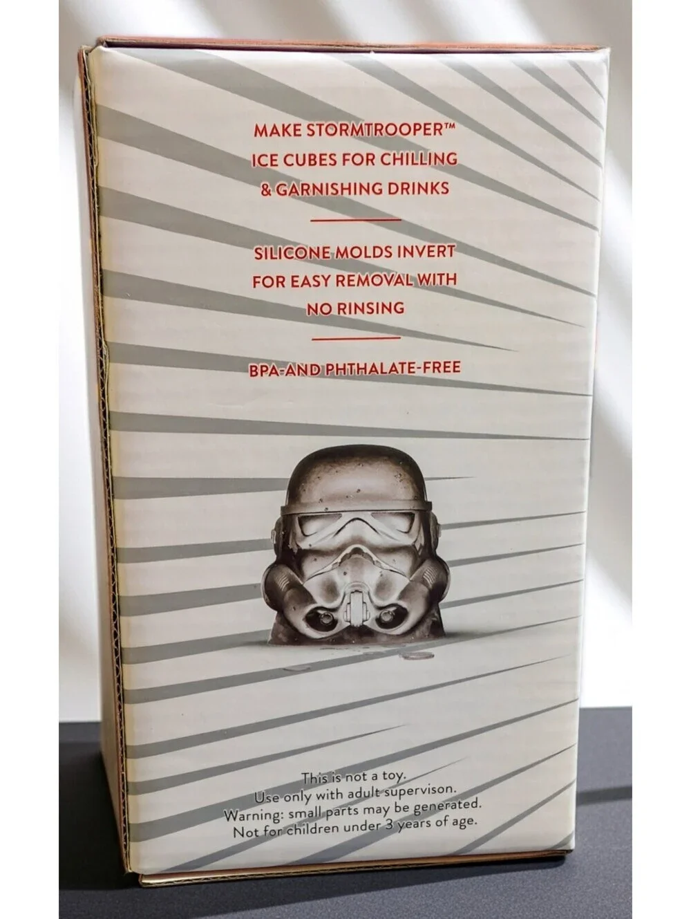 Williams Sonoma Star Wars Stormtrooper Silicone Ice Cube Mold Set of 2